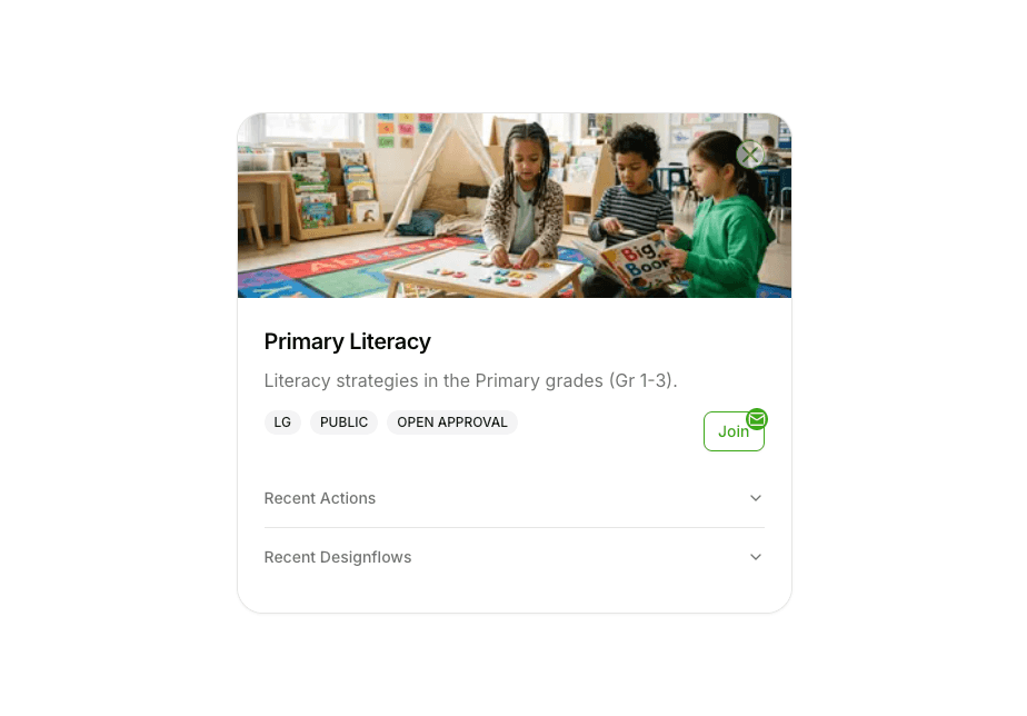 Initiative Garden dashboard — per-school adoption of strategic plan goals with credit-allocation telemetry